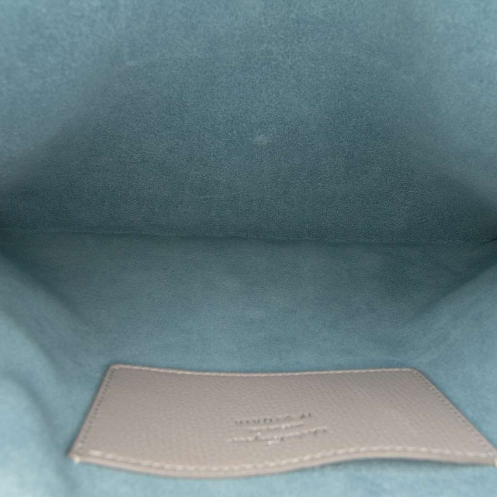 Salvatore Ferragamo Leather Gancini Clutch Brown Leather Good condition - Model View