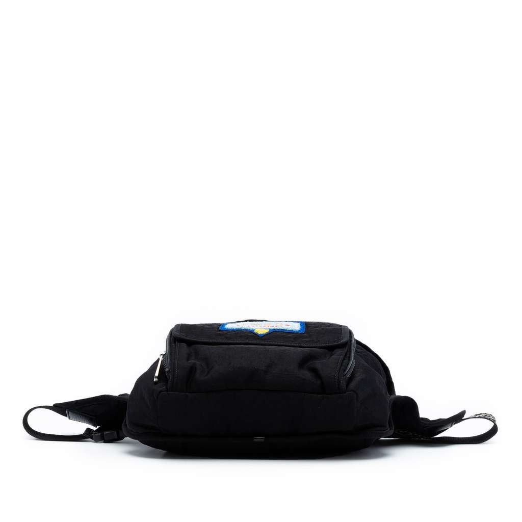 Gucci Nylon 80s Patch Convertible Belt Bag Black Good condition - Inside View