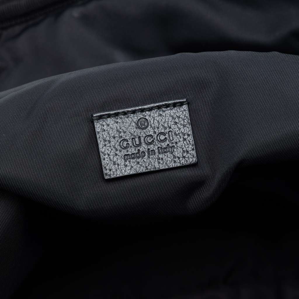 Gucci Nylon 80s Patch Convertible Belt Bag Black Good condition - Box View