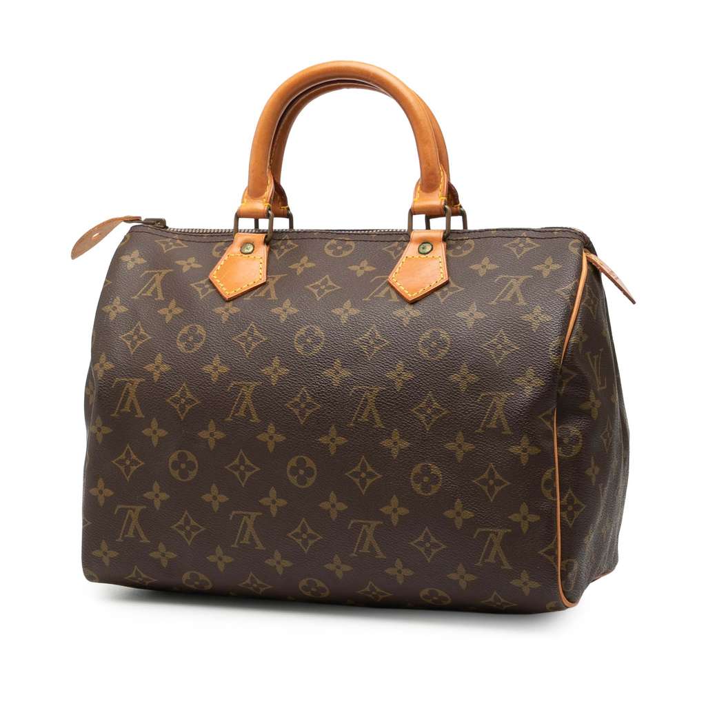 Louis Vuitton Monogram Speedy 30 Brown Good condition - Back View