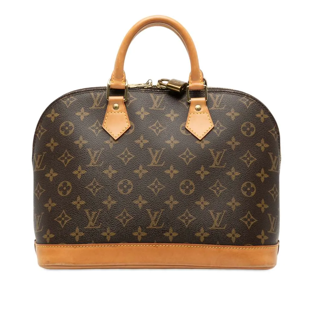 Louis Vuitton Monogram Alma PM Brown Very good - Front View