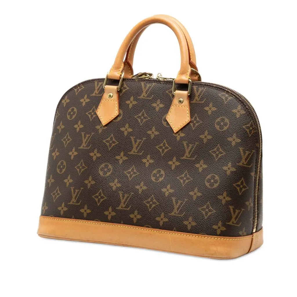Louis Vuitton Monogram Alma PM Brown Very good - Back View