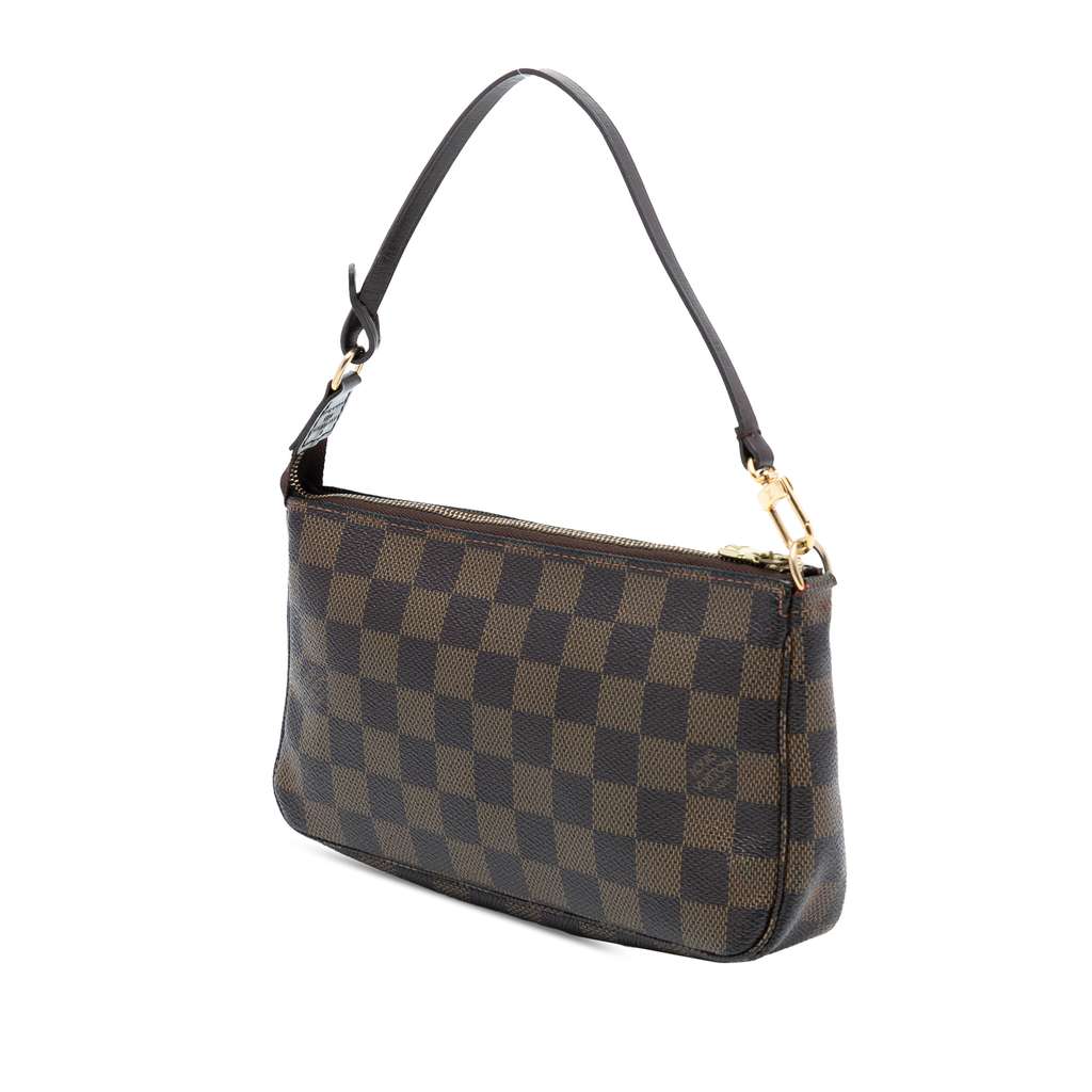 Louis Vuitton Damier Ebene Pochette Accessoires Brown Good condition - Back View