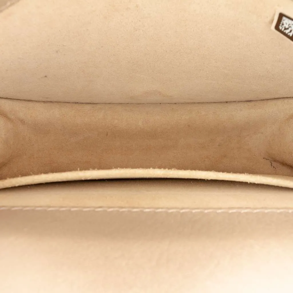 Chloé Small Leather Nile Bracelet Satchel Brown Leather Very good - Model View