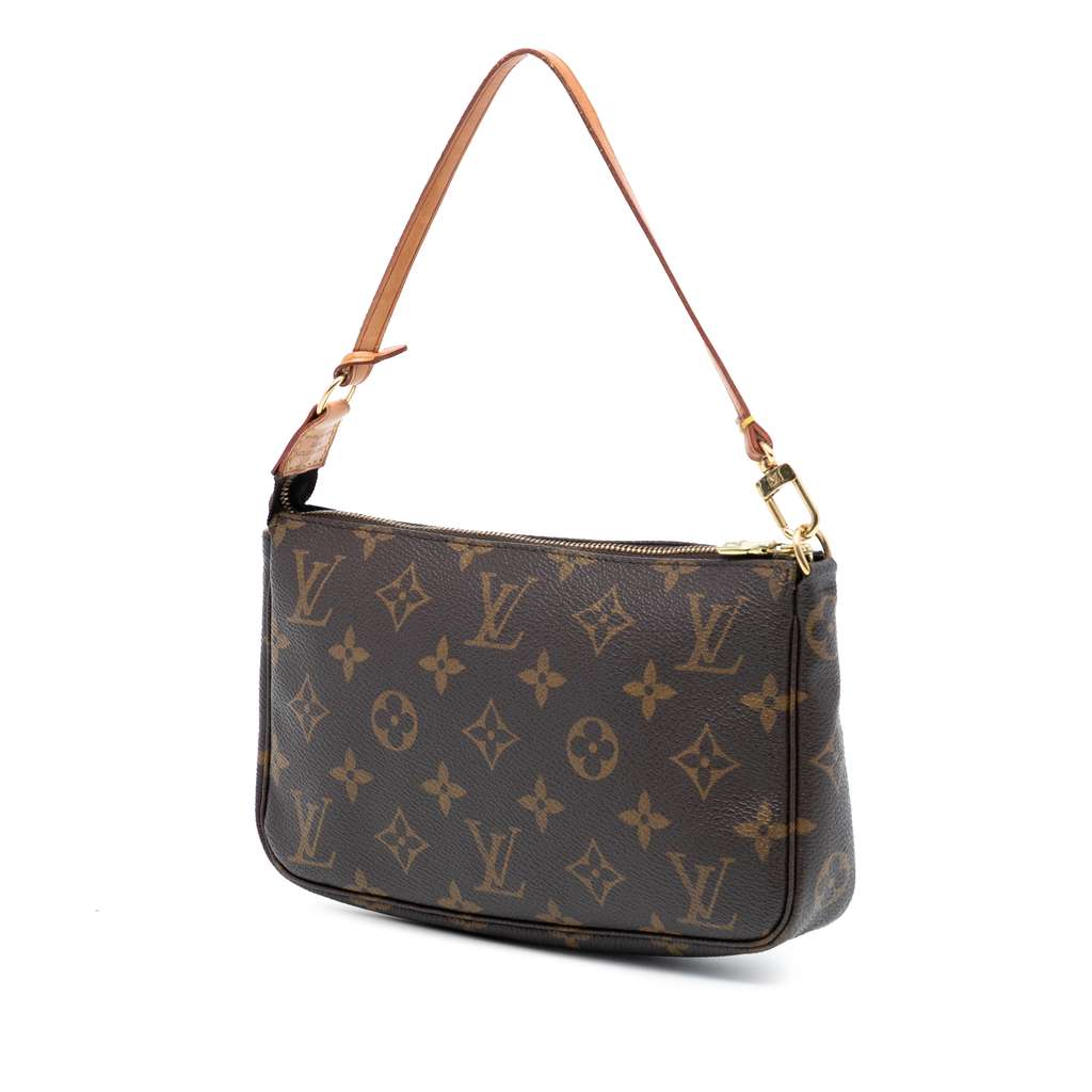 Louis Vuitton Monogram Pochette Accessoires Brown Good condition - Back View