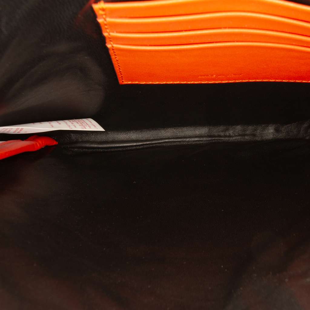 Marni Pony Hair and Calfskin Leopard Print Clutch Yellow Good condition - Model View