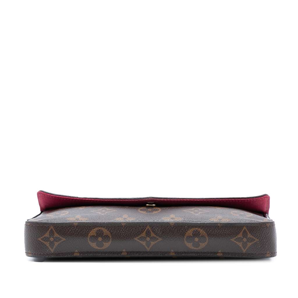 Louis Vuitton Monogram Pochette Felicie Brown Good condition - Inside View
