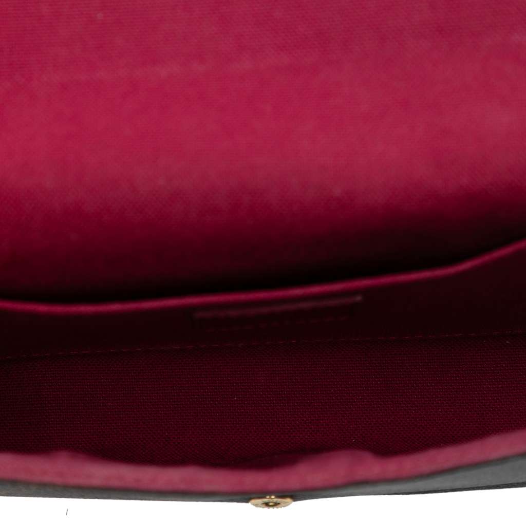 Louis Vuitton Monogram Pochette Felicie Brown Good condition - Model View