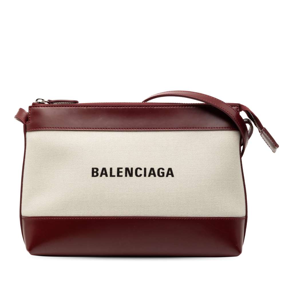 Balenciaga حقيبة كروسبودي بشعار قماشي