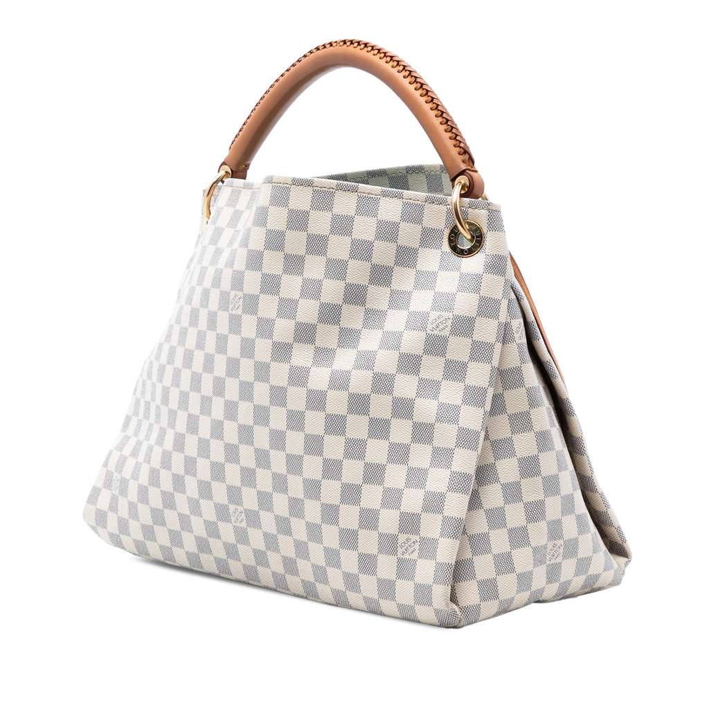 Louis Vuitton Damier Azur Artsy MM White Good condition - Back View