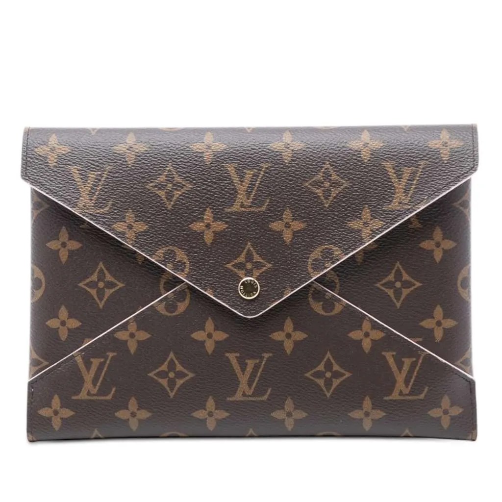 Louis Vuitton Monogram Pochette Kirigami Set Brown Very good - Front View