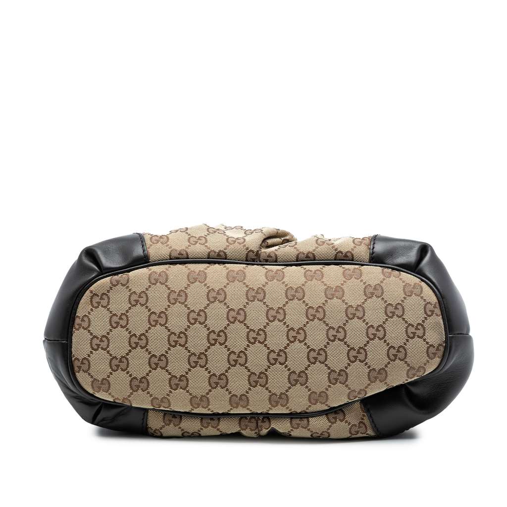 Gucci GG Canvas Sukey Satchel Beige Very good condition - Inside View
