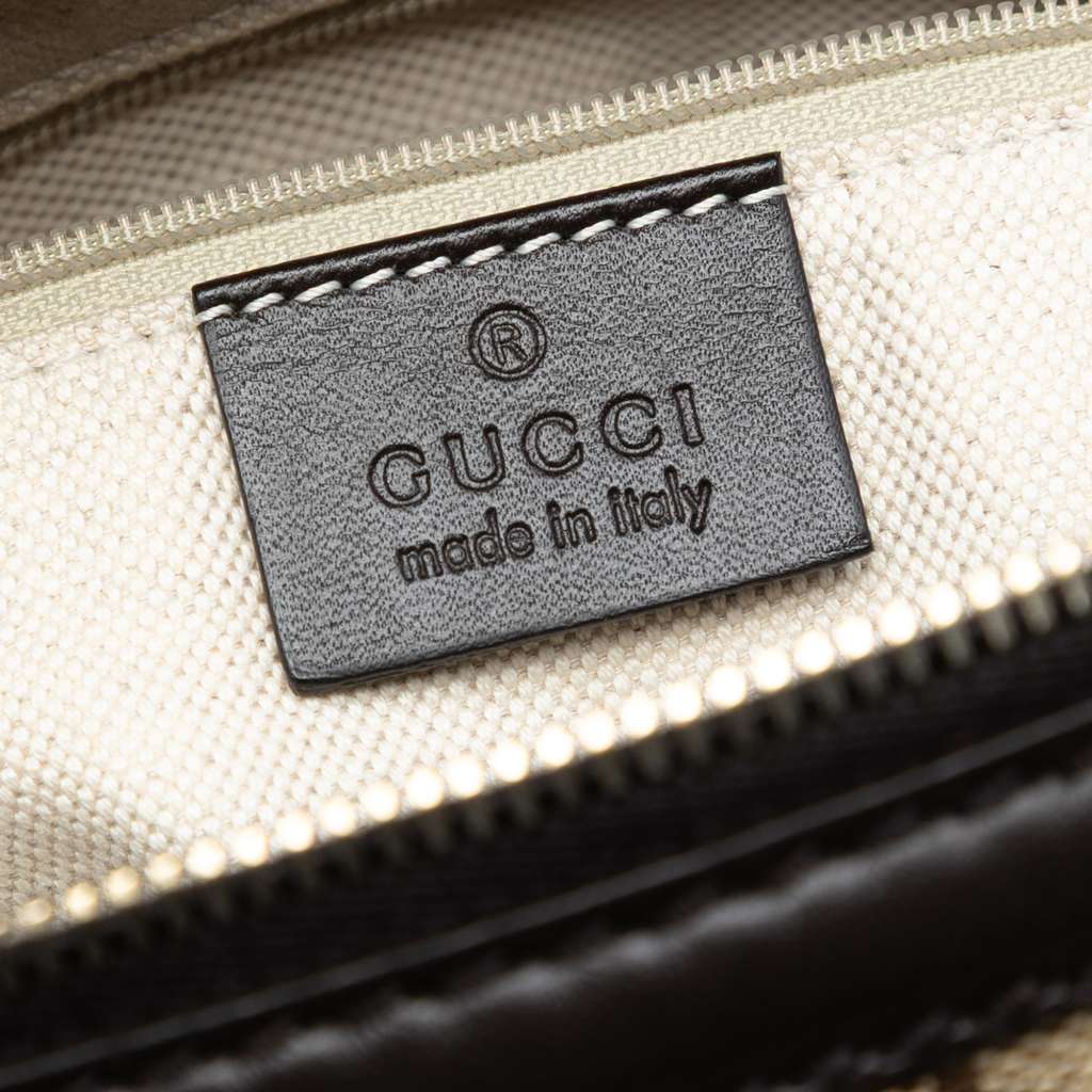 Gucci GG Canvas Sukey Satchel Beige Very good condition - Box View