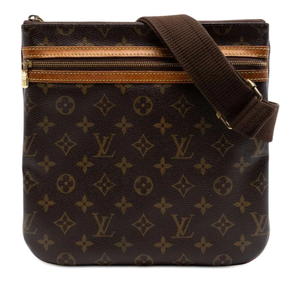 Louis Vuitton Monogram Bosphore Pochette Brown Very good - Front View