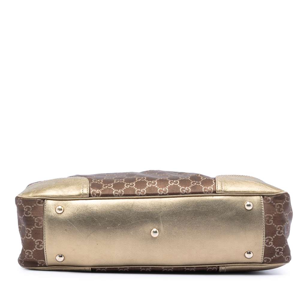 Gucci GG Nylon Princy Tote Brown Good condition - Inside View