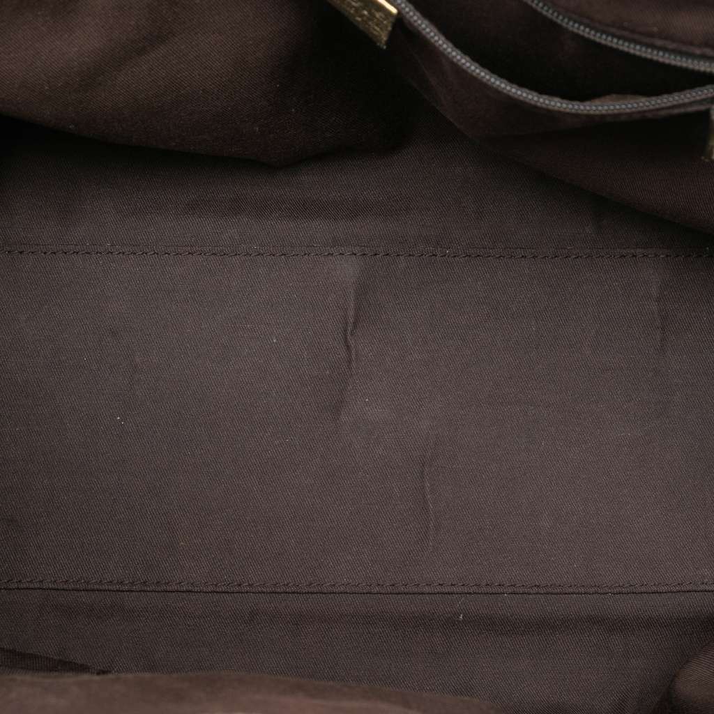 Gucci GG Nylon Princy Tote Brown Good condition - Model View