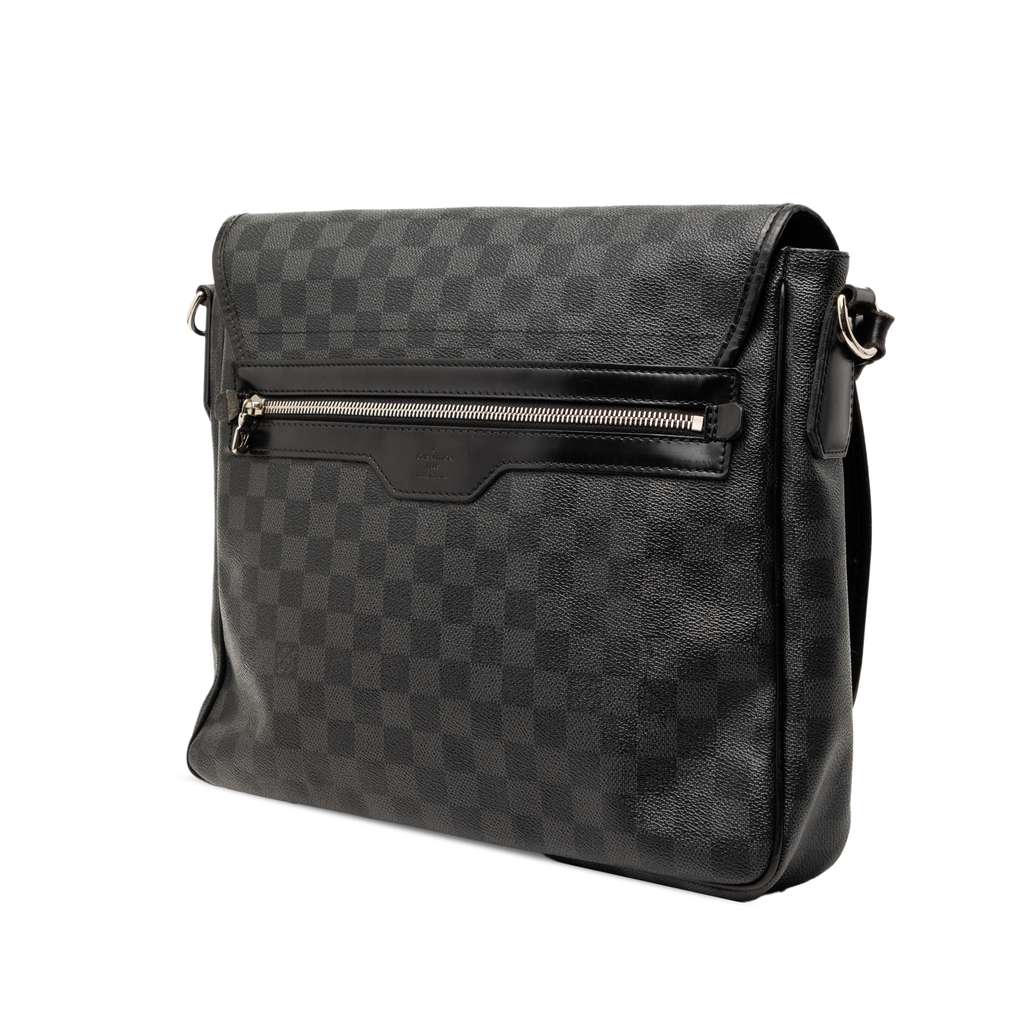Louis Vuitton Damier Graphite Daniel MM Black Good condition - Back View