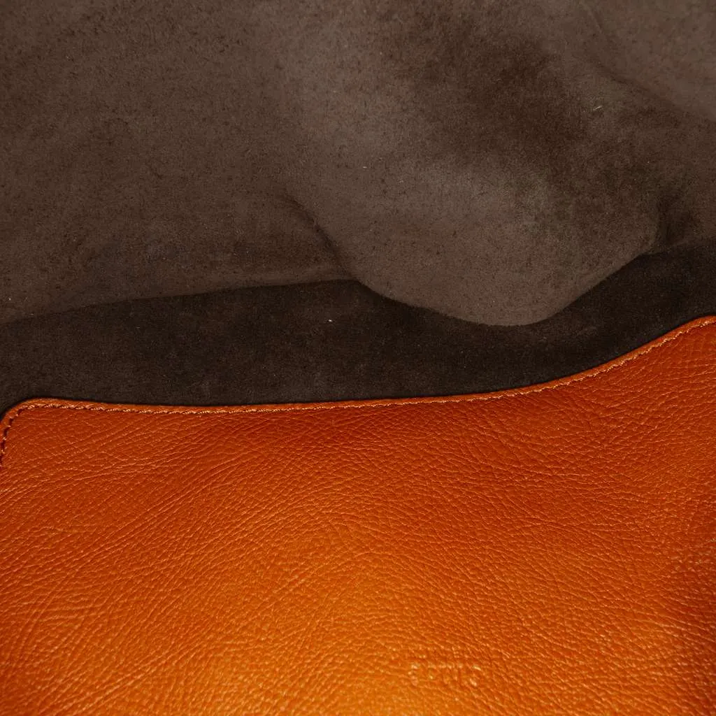 Chloé Small Leather Bracelet Hobo Brown Leather Very good - Model View