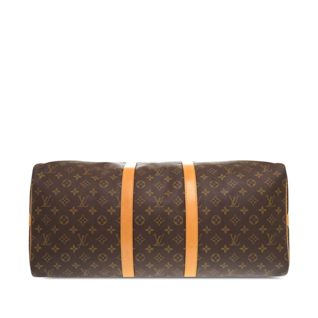 Louis Vuitton Monogram Keepall Bandouliere 55 Brown Good condition - Inside View