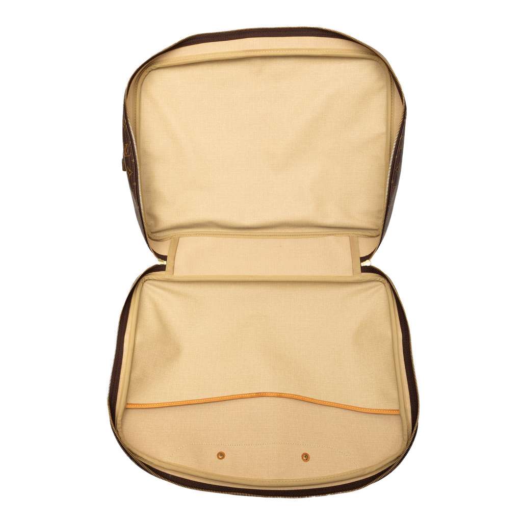 Louis Vuitton Monogram Alize 24 Heures Brown Good condition - Box View