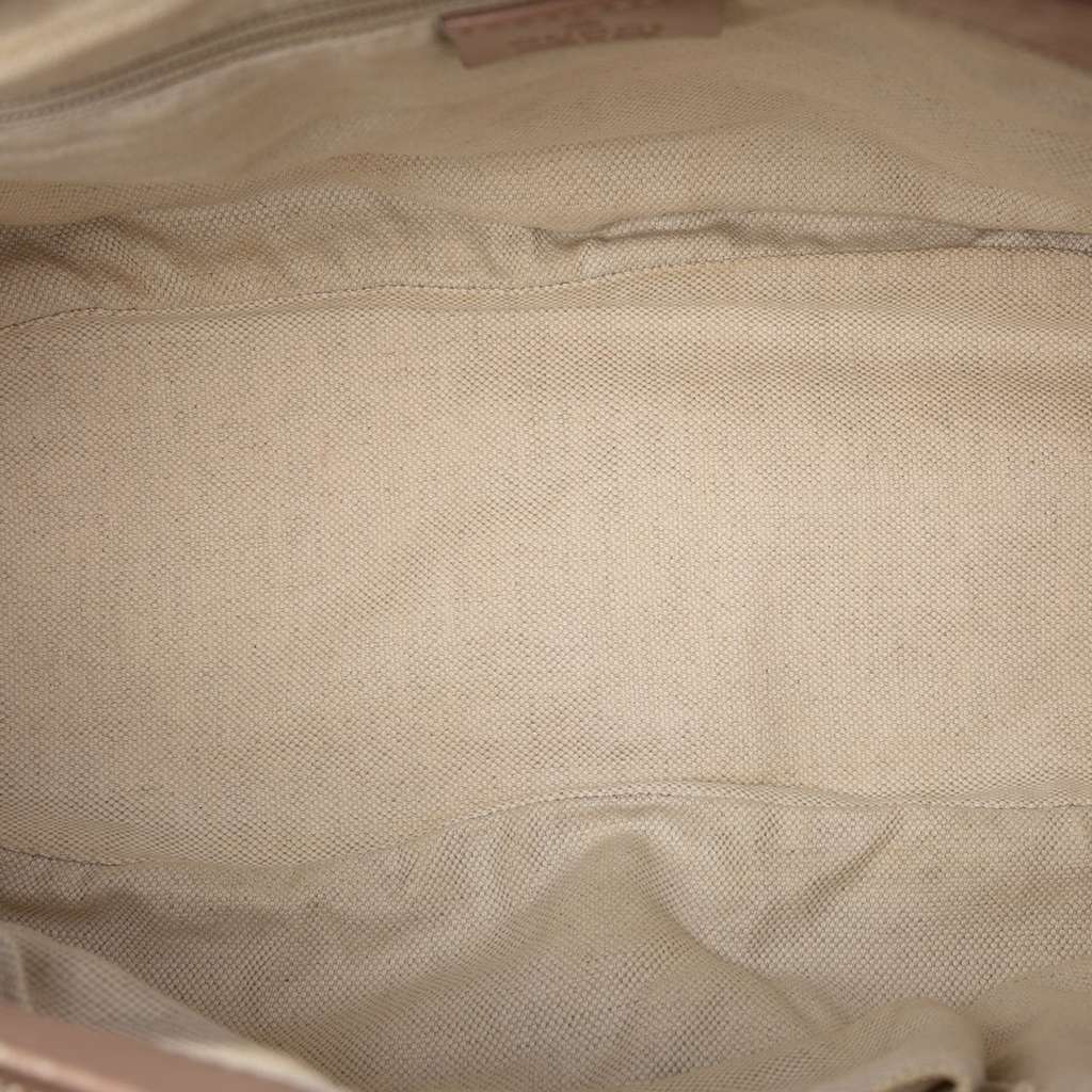 Gucci Diamante Canvas Sukey Satchel Beige Canvas Good condition - Model View