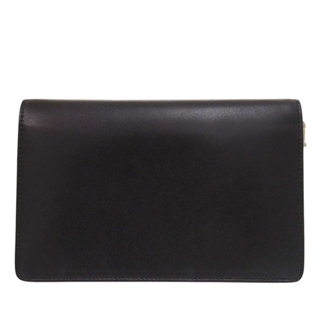 Givenchy Leather Pandora Star Wallet on Chain Black Leather Good condition - Back View