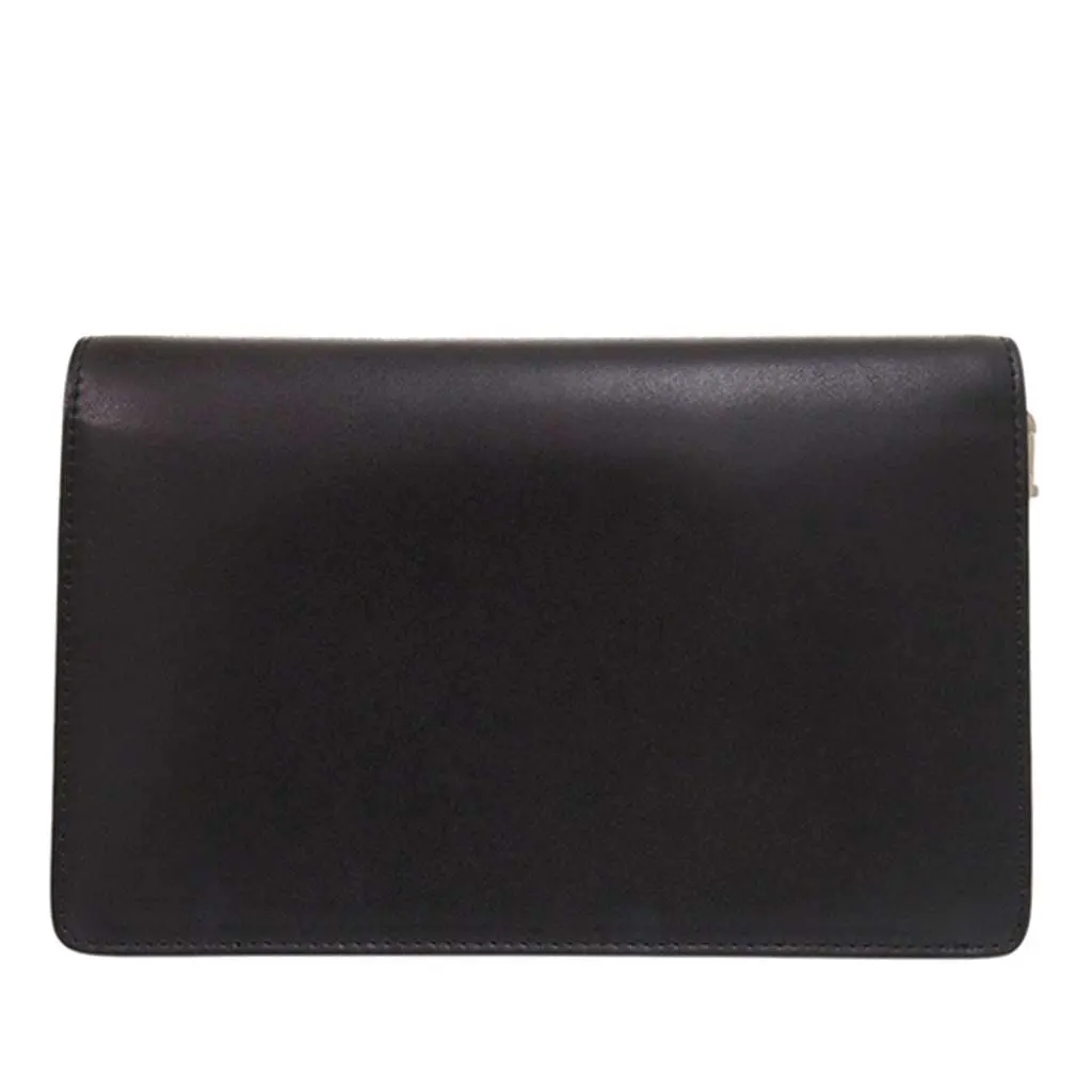 Givenchy Leather Pandora Star Wallet on Chain Black Leather Very good - Back View