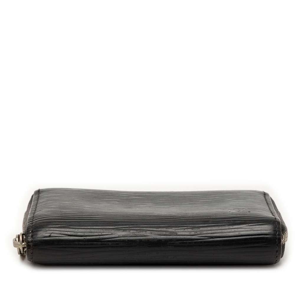 Louis Vuitton Epi Zippy Coin Purse Black Leather Good condition - Inside View