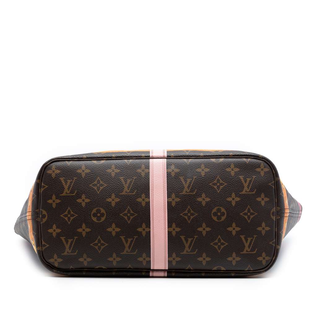 Louis Vuitton Monogram Summer Trunks Neverfull MM Brown Good condition - Inside View