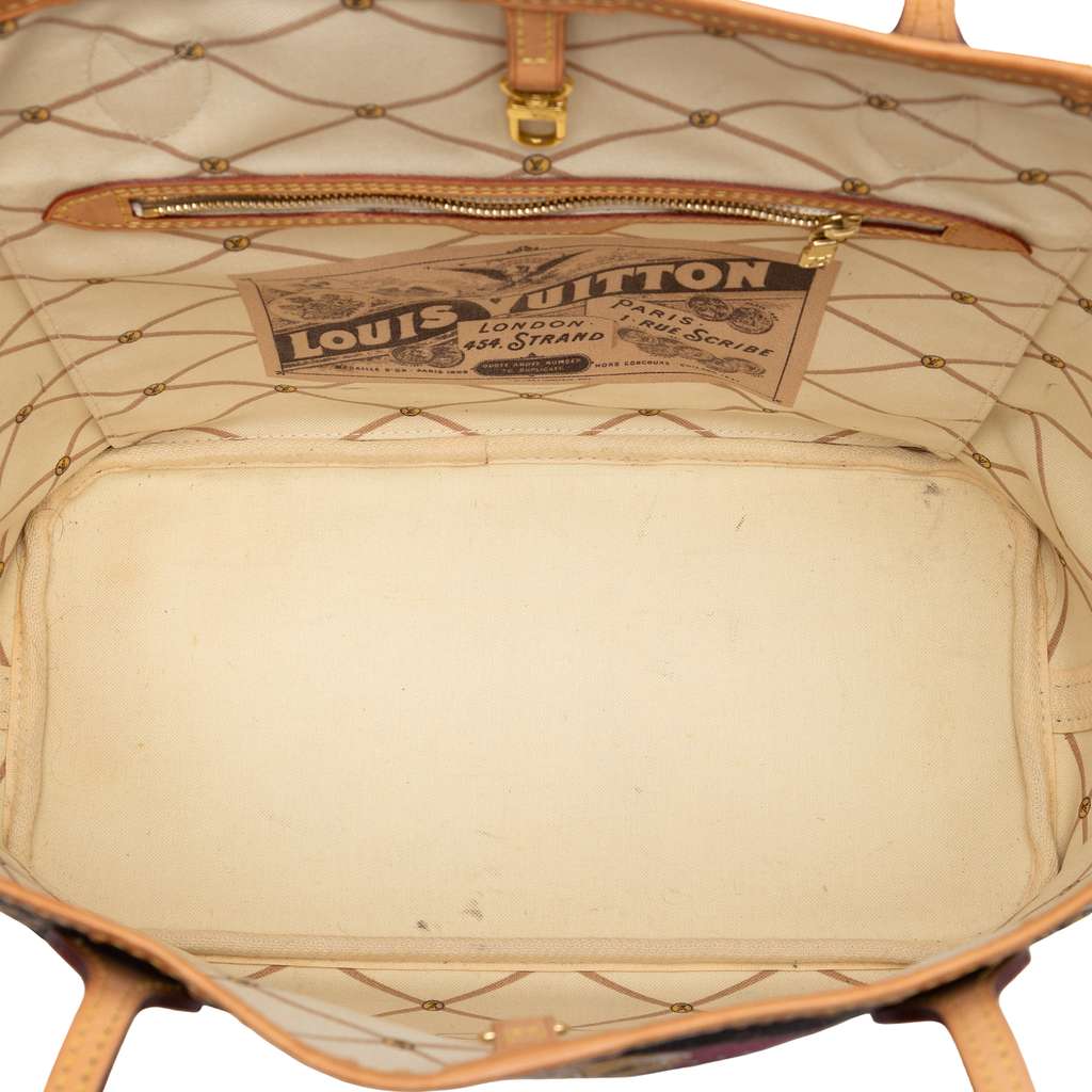 Louis Vuitton Monogram Summer Trunks Neverfull MM Brown Good condition - Model View