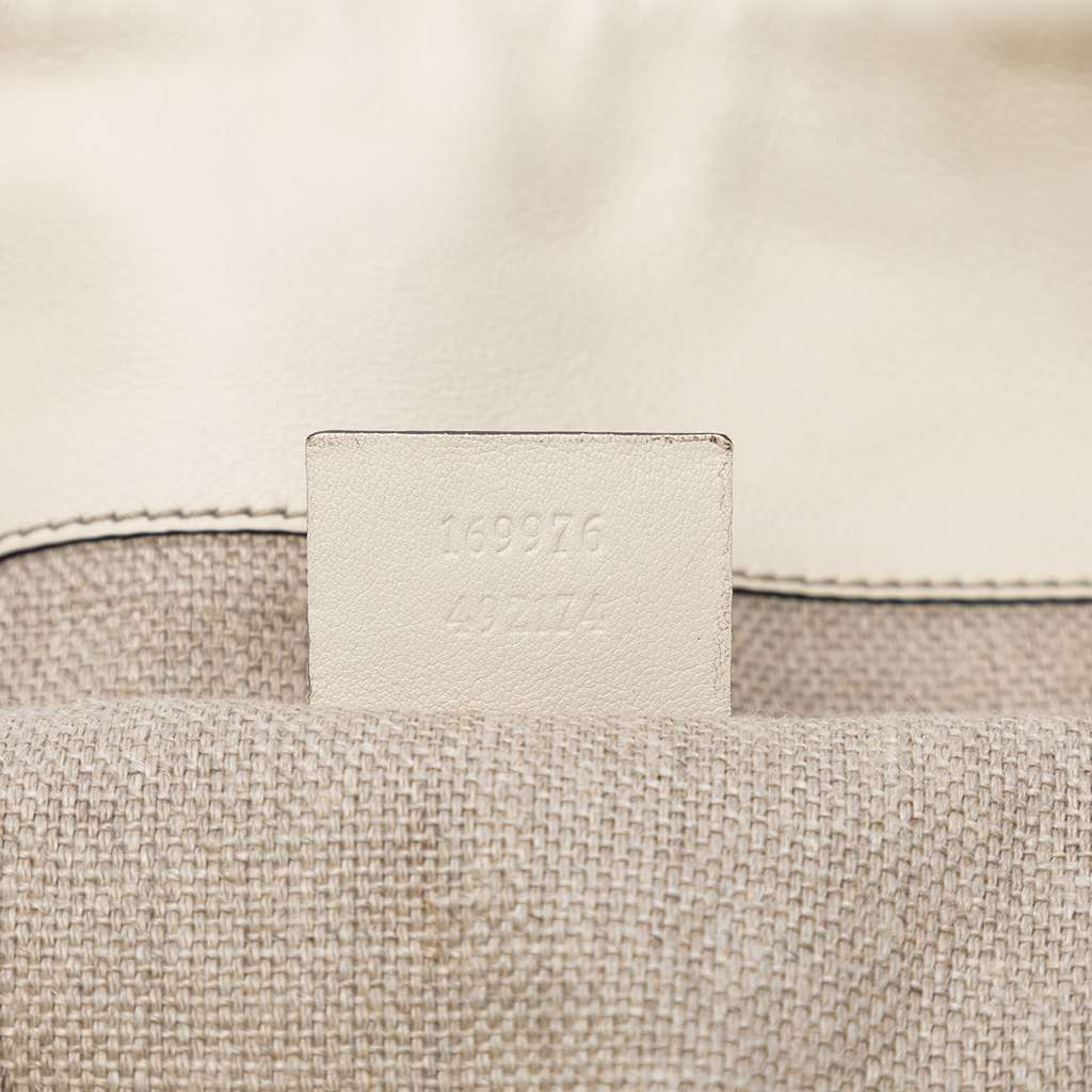 Gucci Raffia Peggy Bamboo Hobo Brown Good condition - Box View