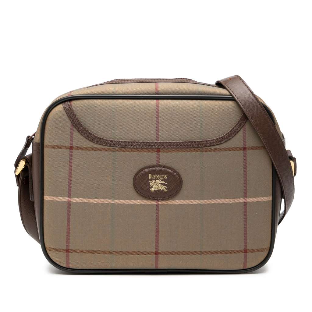 Burberry Vintage Check Canvas Crossbody