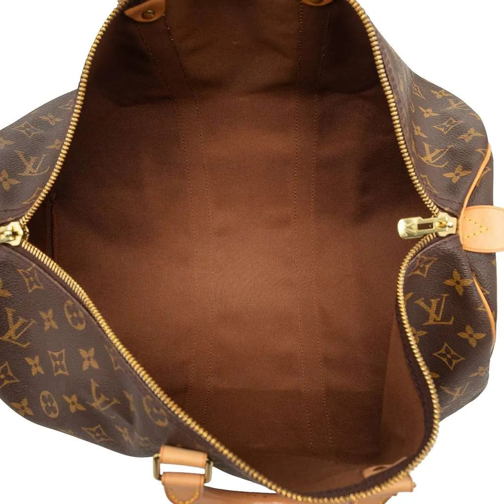 Louis Vuitton Monogram Keepall 45 Brown Very good - Model View