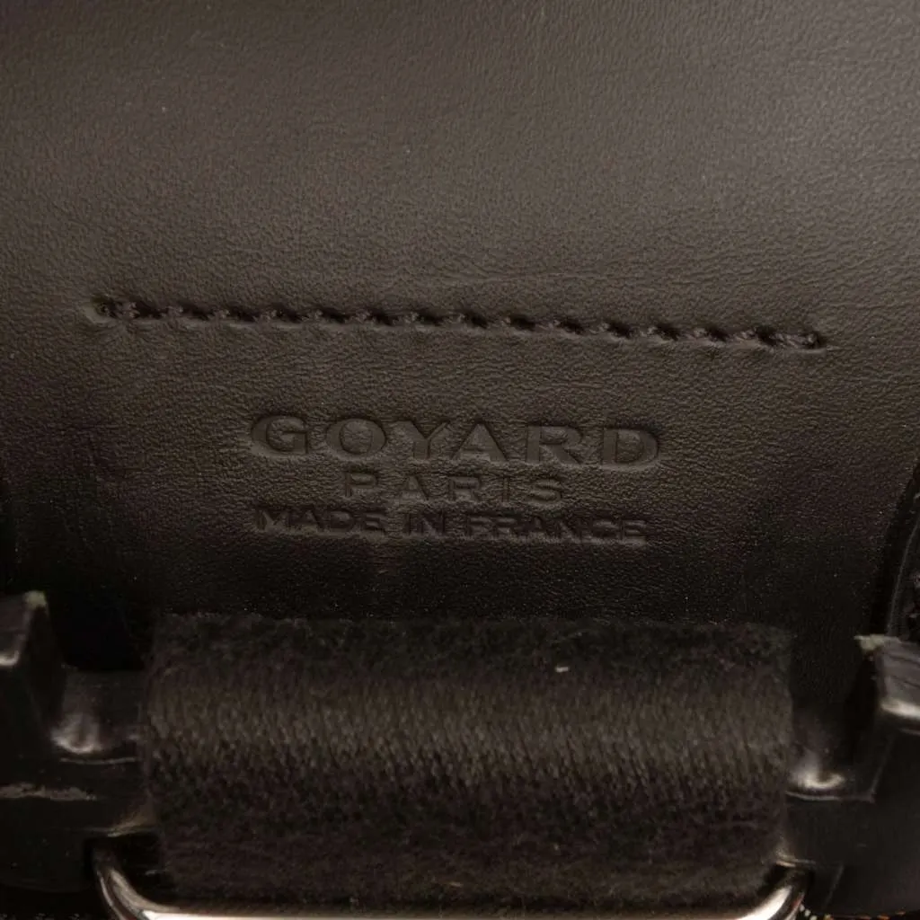 Goyard Goyardine Alpin Backpack MM Black Canvas Very good - Box View