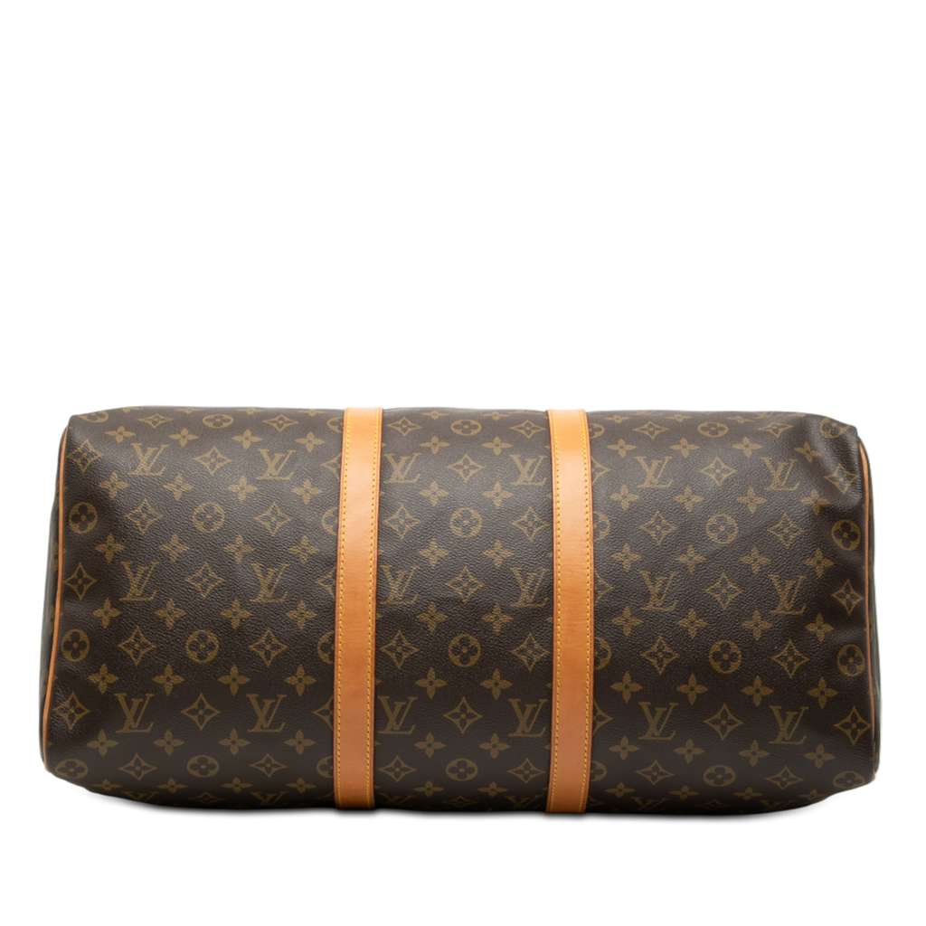 Louis Vuitton Monogram Keepall 50 Brown Good condition - Inside View