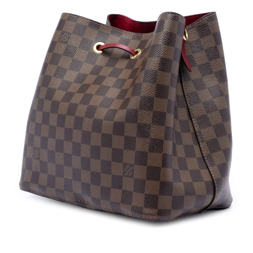Louis Vuitton Damier Ebene Neonoe MM Brown Very good - Back View