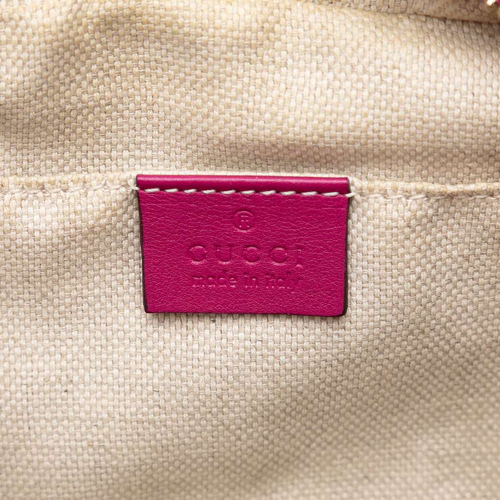 Gucci Patent Soho Disco Crossbody Pink Leather Good condition - Box View