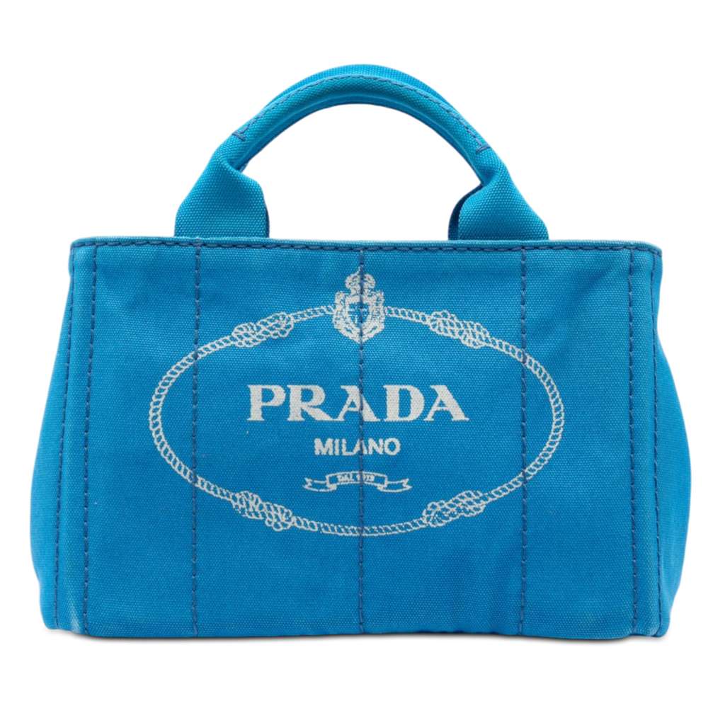 Prada حقيبة صغيرة من قماش الكانابا بشعار كانابا