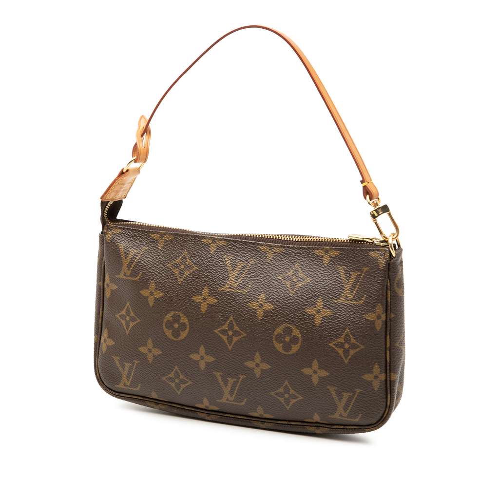 Louis Vuitton Monogram Pochette Accessoires Brown Good condition - Back View