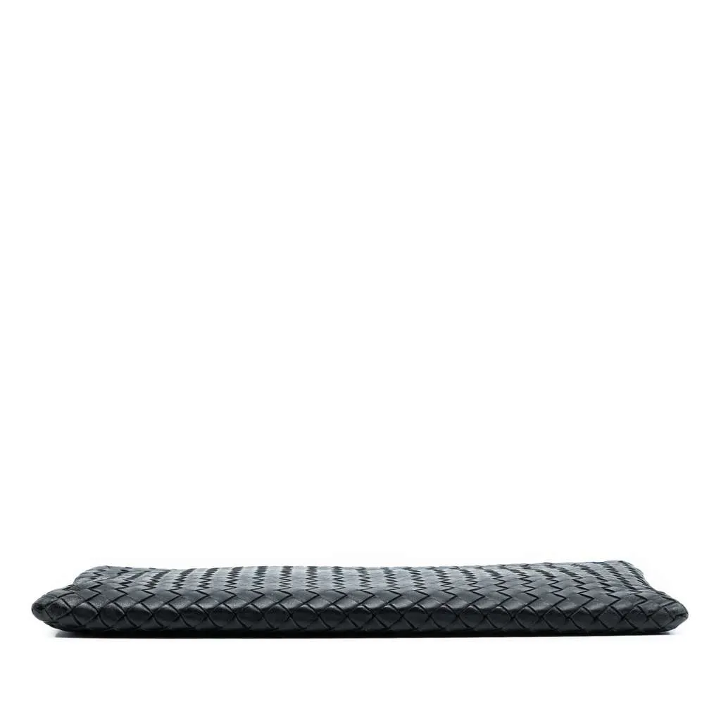 Bottega Veneta Nappa Intrecciato Clutch Black Leather Very good - Inside View