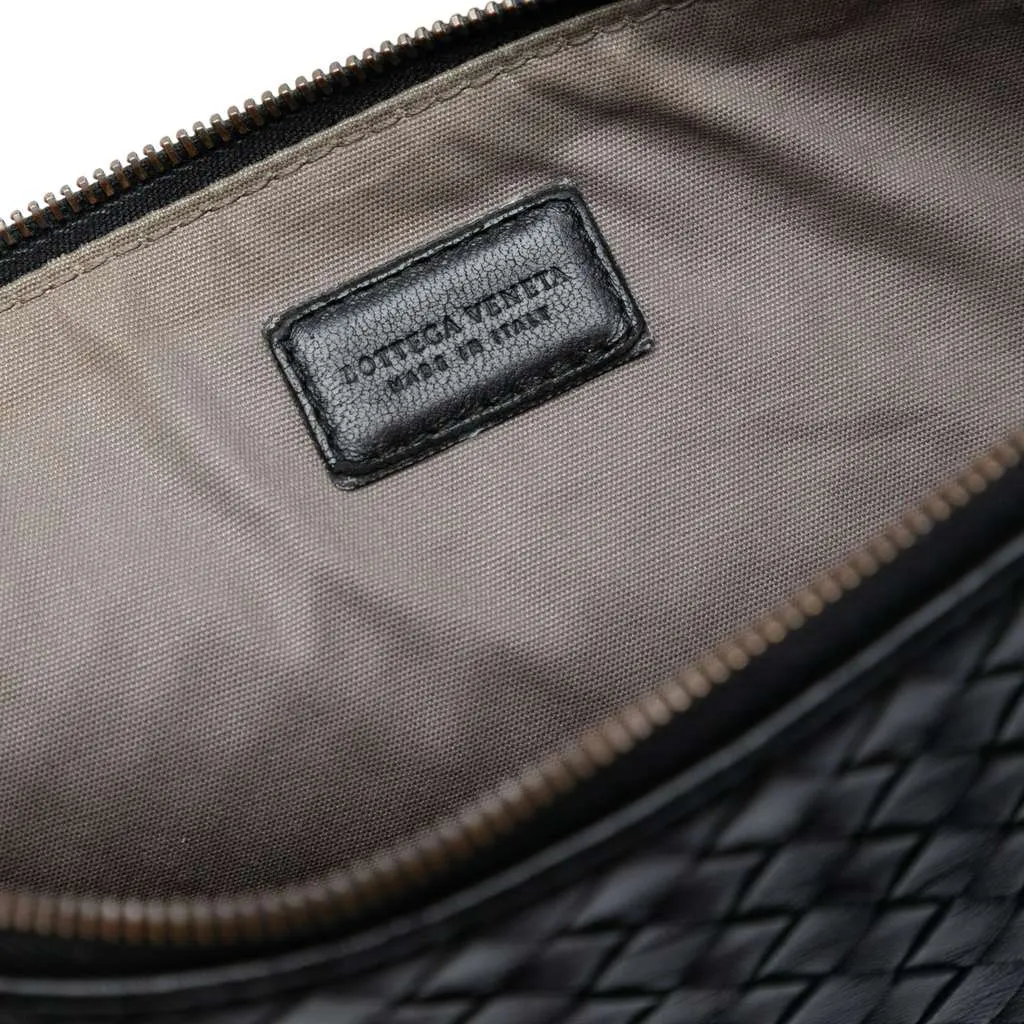 Bottega Veneta Nappa Intrecciato Clutch Black Leather Very good - Box View