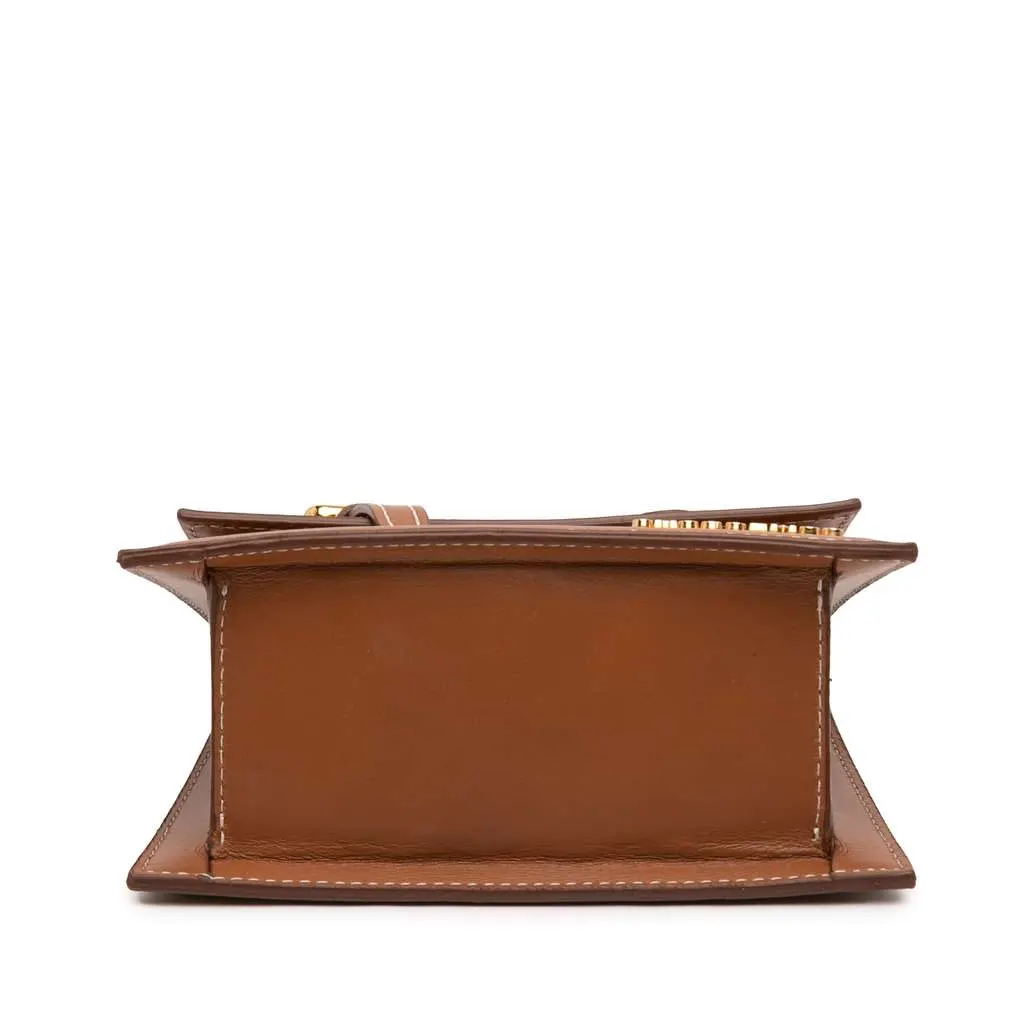 Jacquemus Leather Le Chiquito Moyen Boucle Brown Leather Very good - Inside View