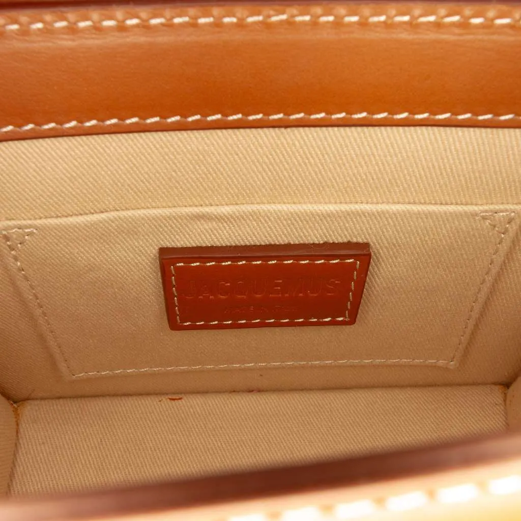 Jacquemus Leather Le Chiquito Moyen Boucle Brown Leather Very good - Box View
