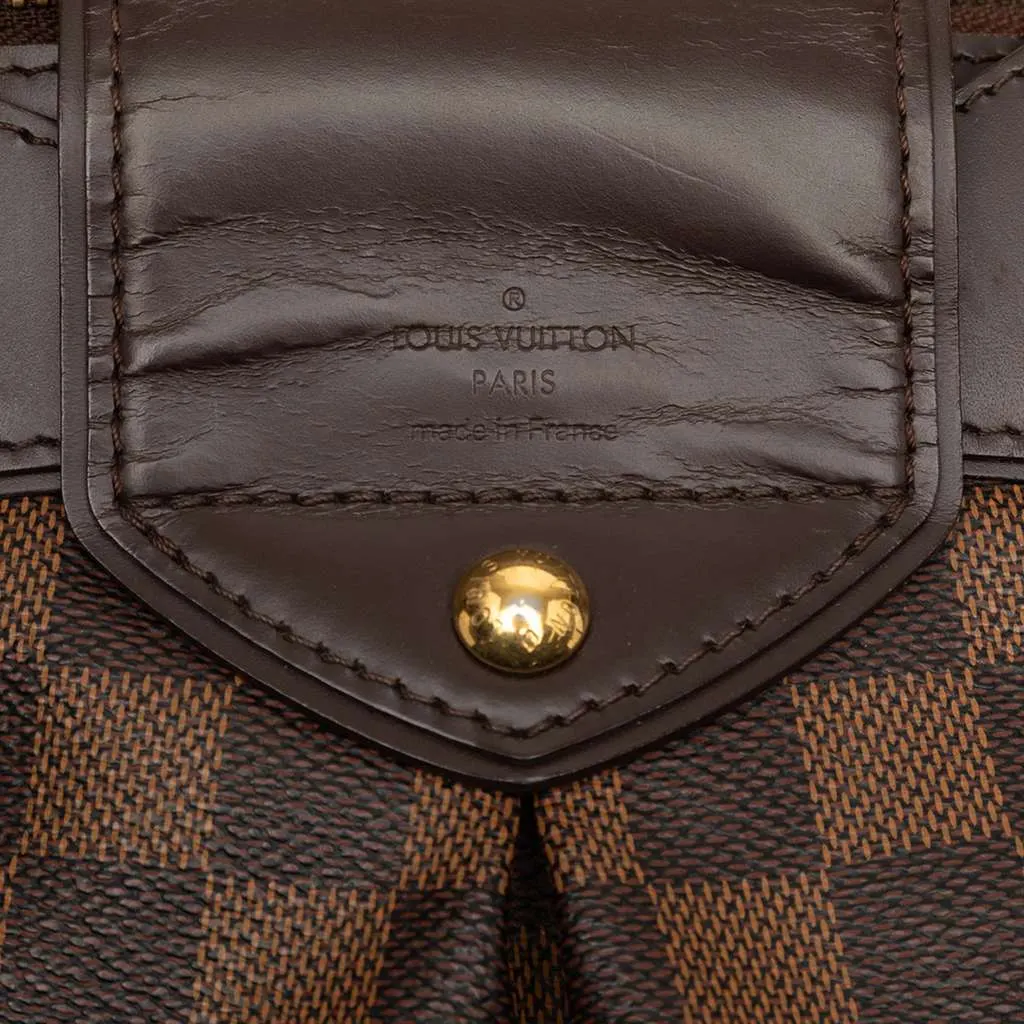 Louis Vuitton Damier Ebene Sistina PM Brown Canvas Very good - Box View