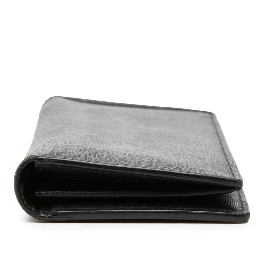 Louis Vuitton Monogram Eclipse Brazza Wallet Black Good condition - Inside View