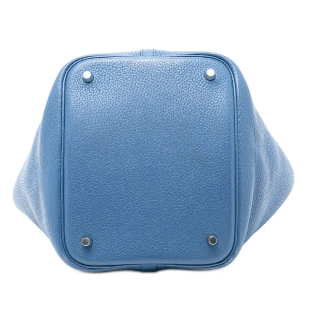 Hermès Clemence Picotin Lock 22 Blue Leather Very good - Inside View