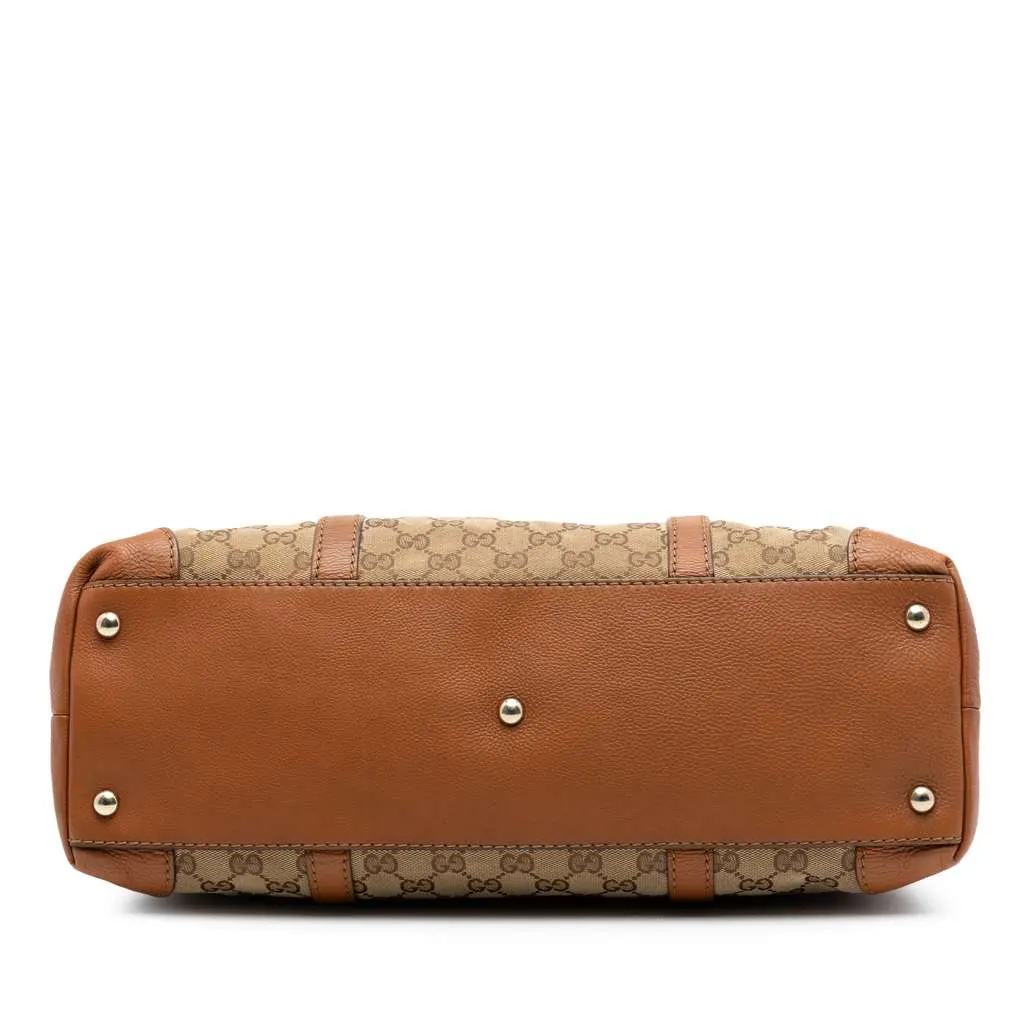 Gucci GG Canvas Marrakech Tote Beige Very good - Inside View