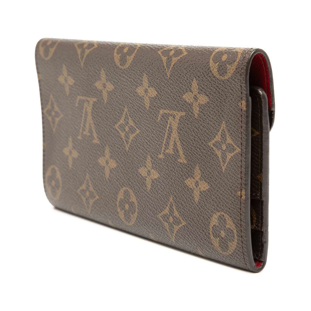 Louis Vuitton Monogram Josephine Long Wallet Brown Good condition - Back View