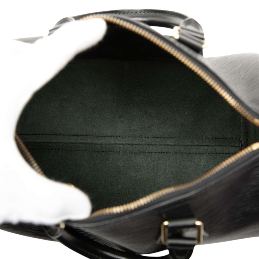 Louis Vuitton Epi Speedy 25 Black Leather Good condition - Model View