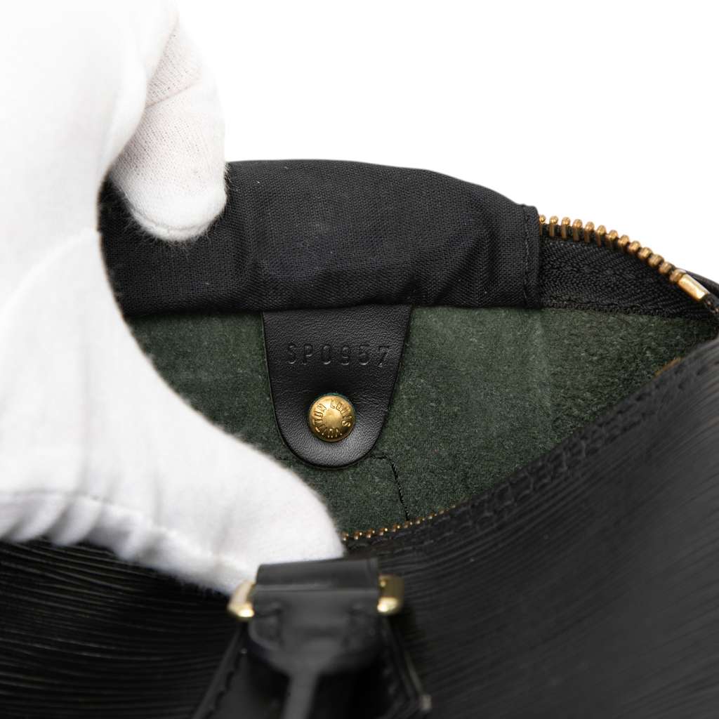 Louis Vuitton Epi Speedy 25 Black Leather Good condition - Box View